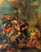 Eugene Delacroix The Abduction of Rebecca oil painting picture wholesale